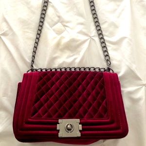 ❤️Velvet handbag❤️